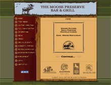 Tablet Screenshot of moosepreserve.com